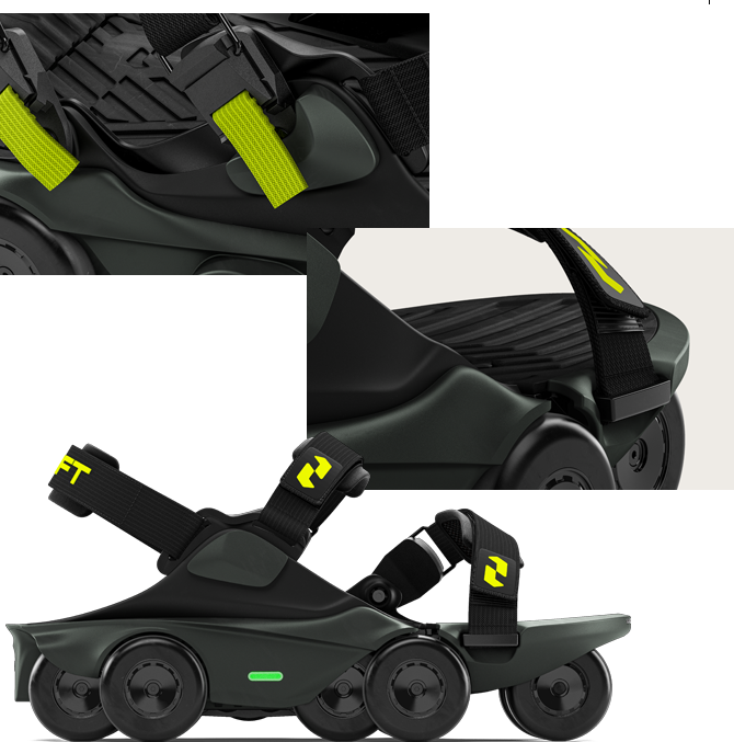World's fastest shoes, Moonwalkers by Shift robotics shown here as it appeared on Kickstarter promoted by YG Crowdfunding